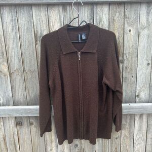 Vintage Jason Maxwell sweater collared long sleeve size XL